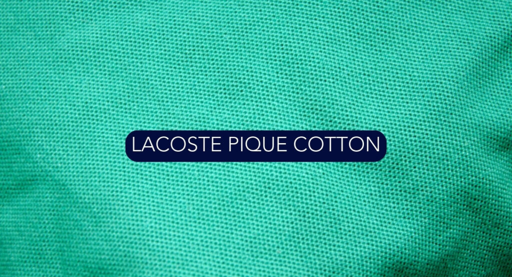 bahan pique cotton